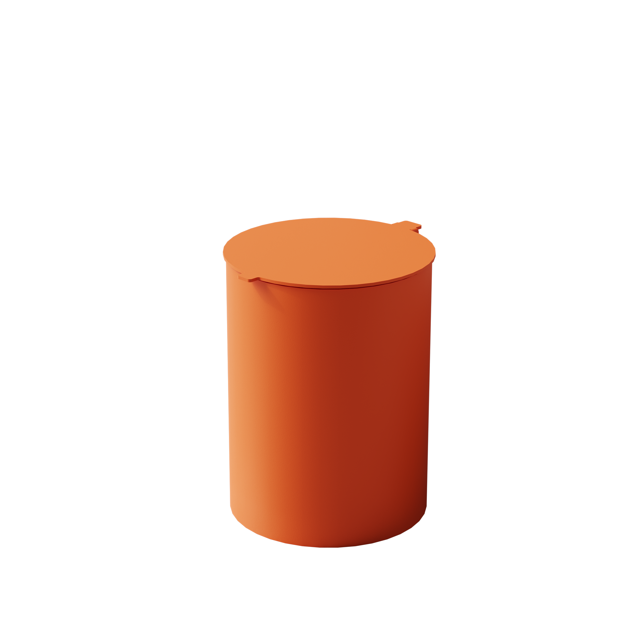 Toalettbehållare, orange • NICHBA