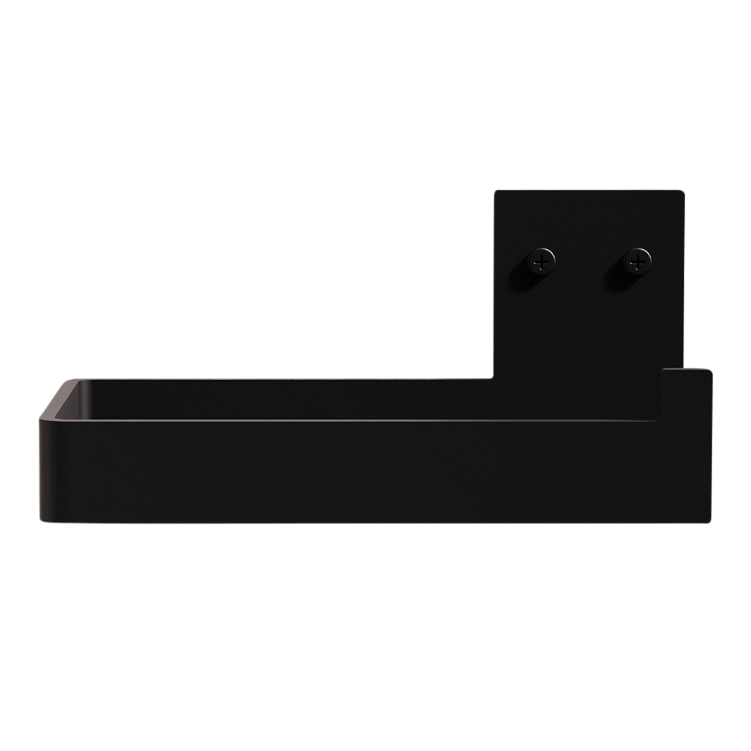 Toalettrullehållare, svart • NICHBA