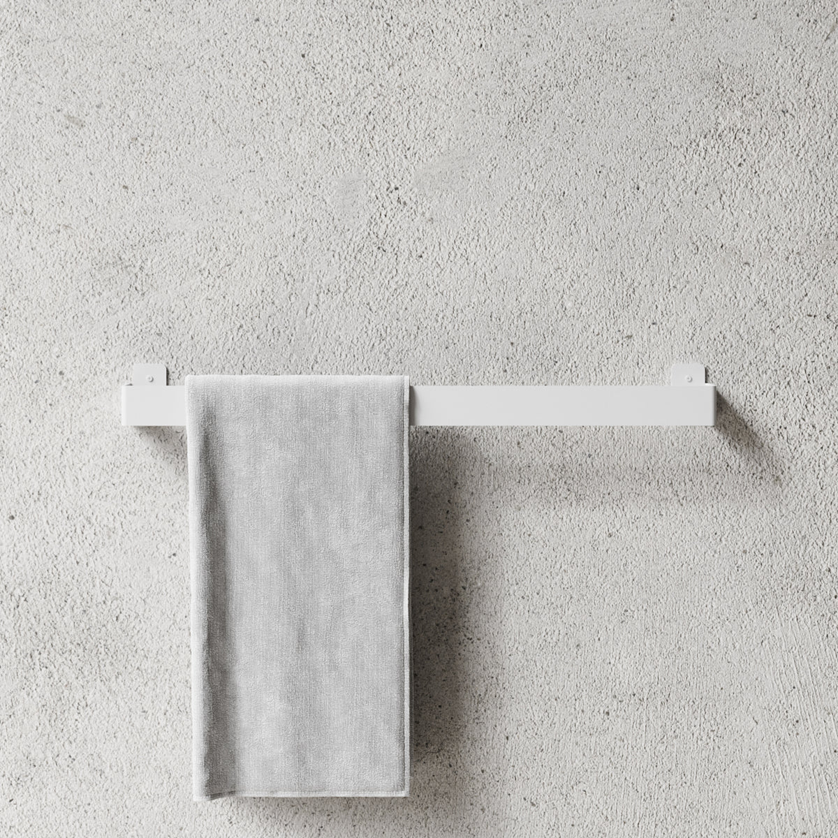 Handdukshållare, vit • NICHBA - Copenhagenhomedesign