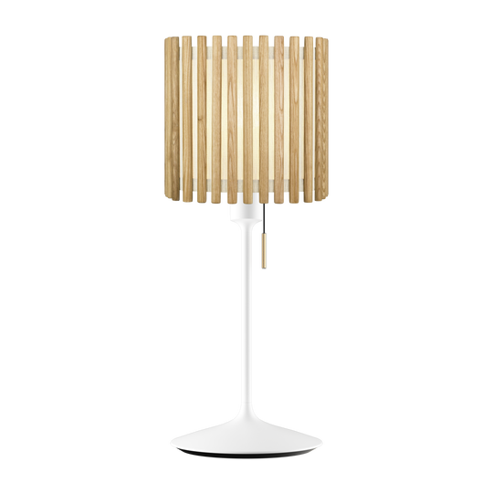 Komorebi Square bordslampa, ek och vit • UMAGE
