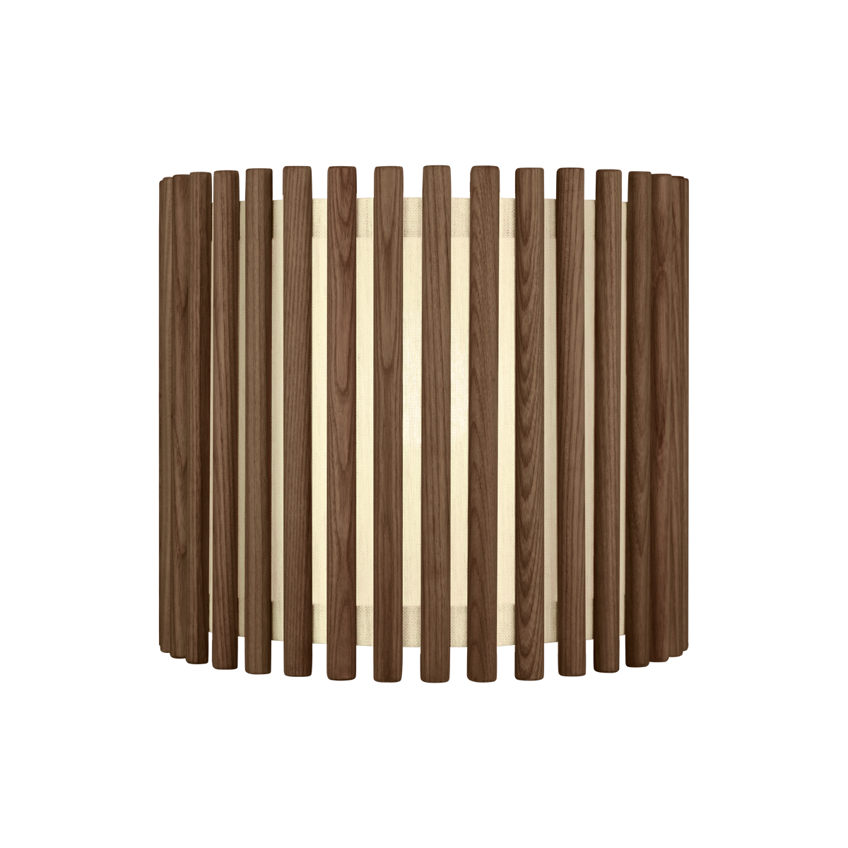 Komorebi Circle bordlampe, mørk egetræ og hvid • UMAGE - Copenhagenhomedesign
