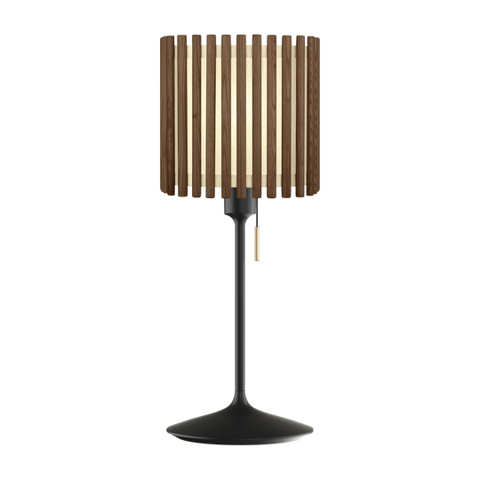 Komorebi Square bordslampa, mörk ek och svart • UMAGE