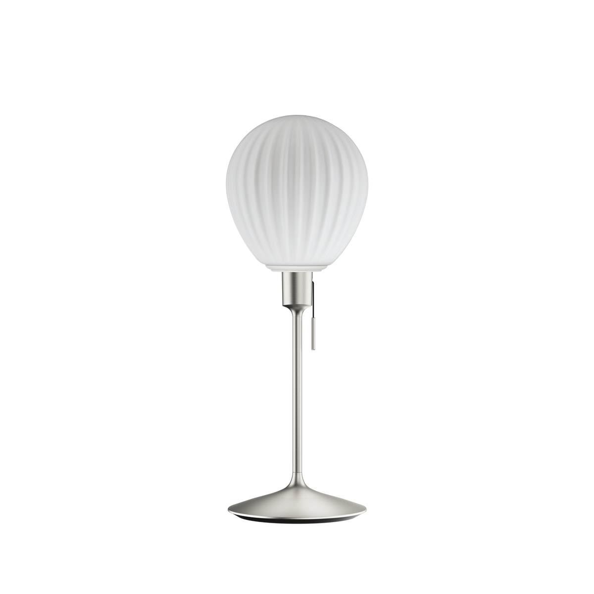 Around the World bordslampa, vit och borstad stållook • UMAGE - Copenhagenhomedesign