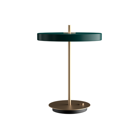 Asteria Table bordslampa, grön och mässing • UMAGE