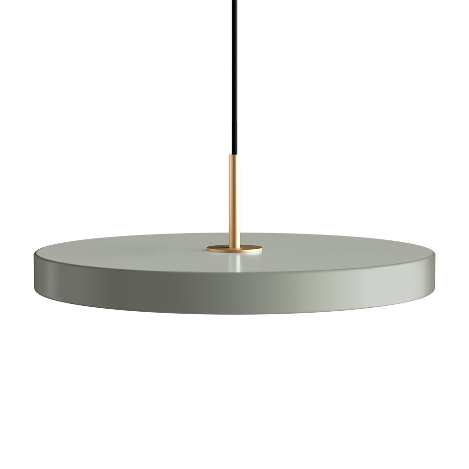 Asteria pendellampa, oliv och mässing • UMAGE - Copenhagenhomedesign