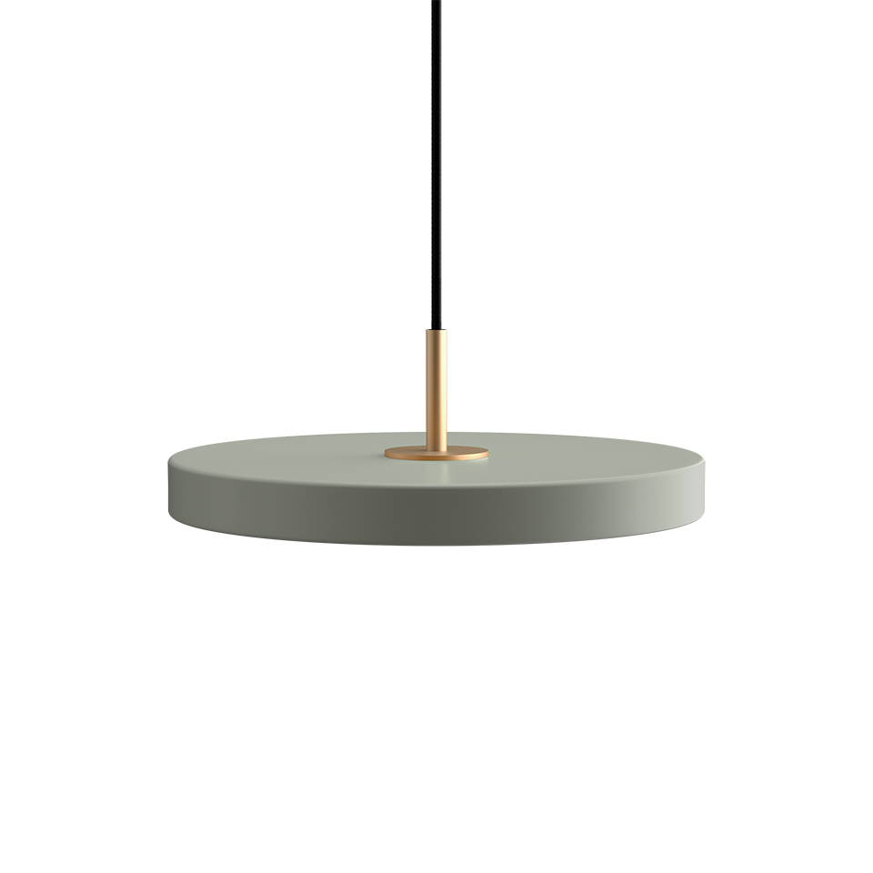 Asteria pendellampa, oliv och mässing • UMAGE - Copenhagenhomedesign