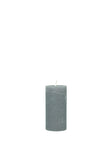 Rustikt blockljus, 5 x 10 cm - SLATE GREY • Cozy living