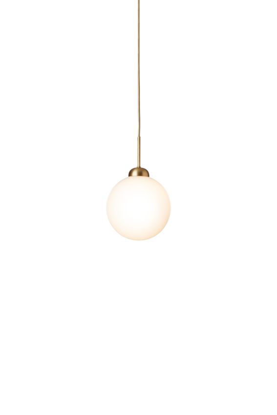 Apiales 1 Large pendel, brushed brass / opal • NUURA