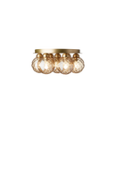 Apiales 7 Plafond ljuskrona, brushed brass / optic gold • NUURA