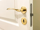 Nyckelplattor – gammaldags i mässing för bland annat AJ-dörrhandtag