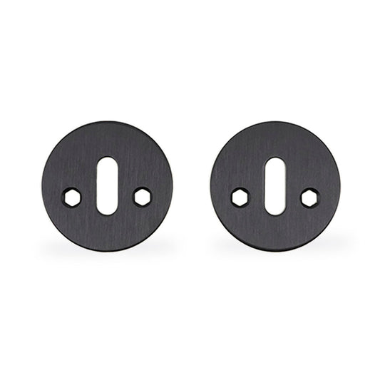 Arne Jacobsen nyckelplatta – Modern i rostfritt stål med charcoal-finish