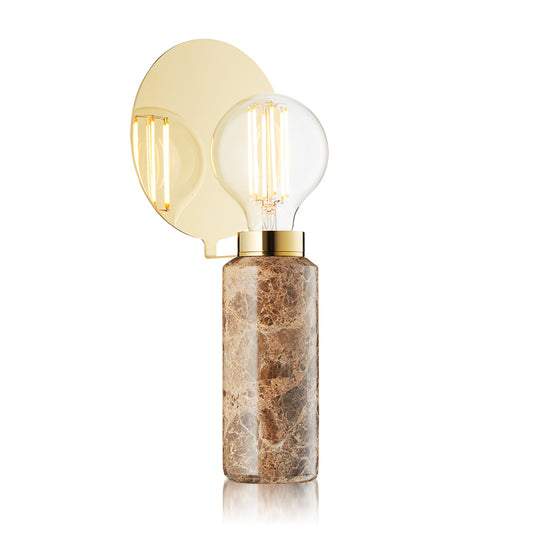 Blindspot bordslampa, brun • Design by Us
