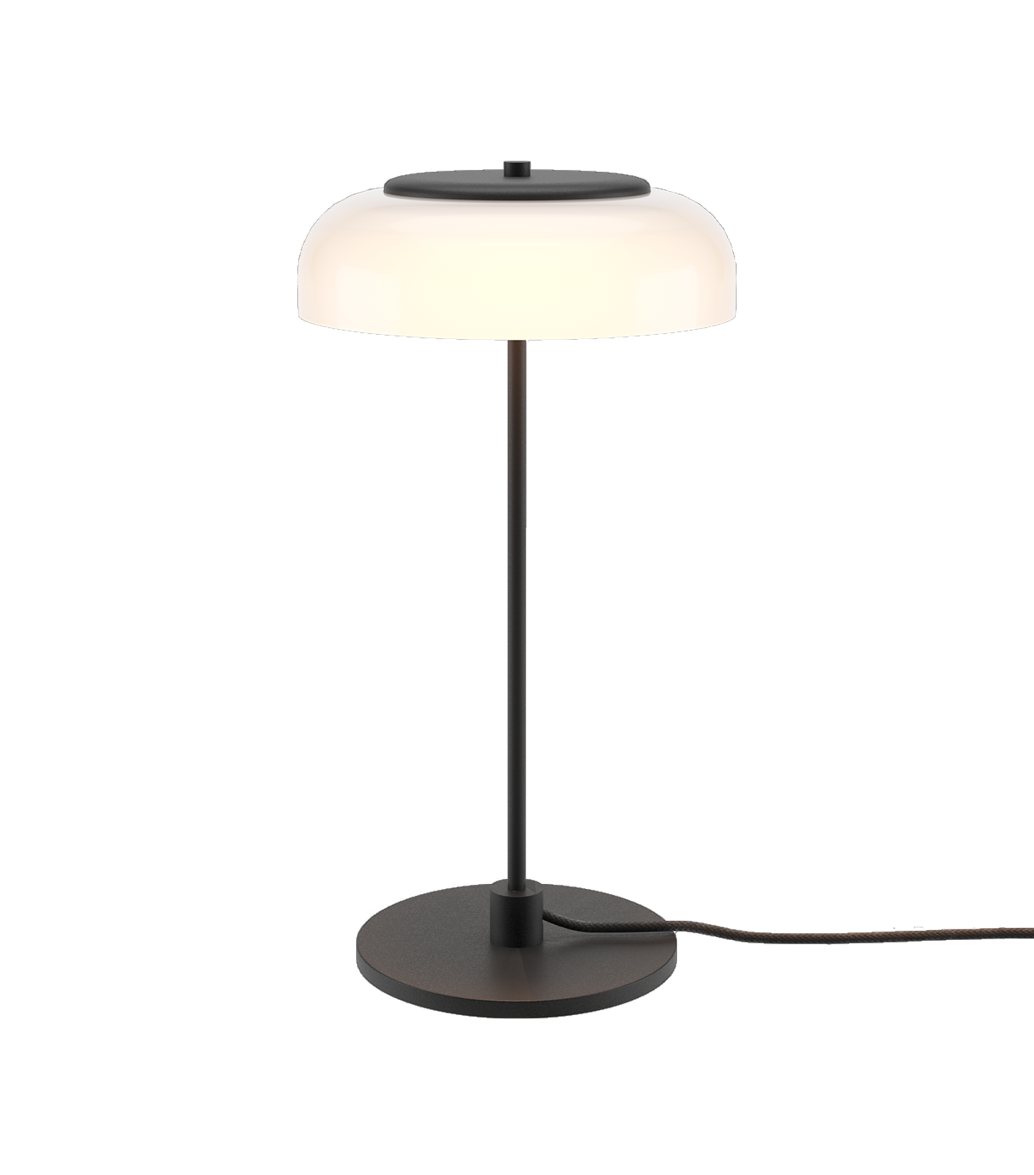 Blossi Table bordslampa, svart / opal • NUURA