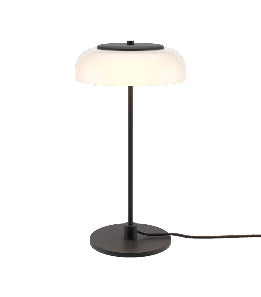 Blossi Table bordslampa, svart / opal • NUURA