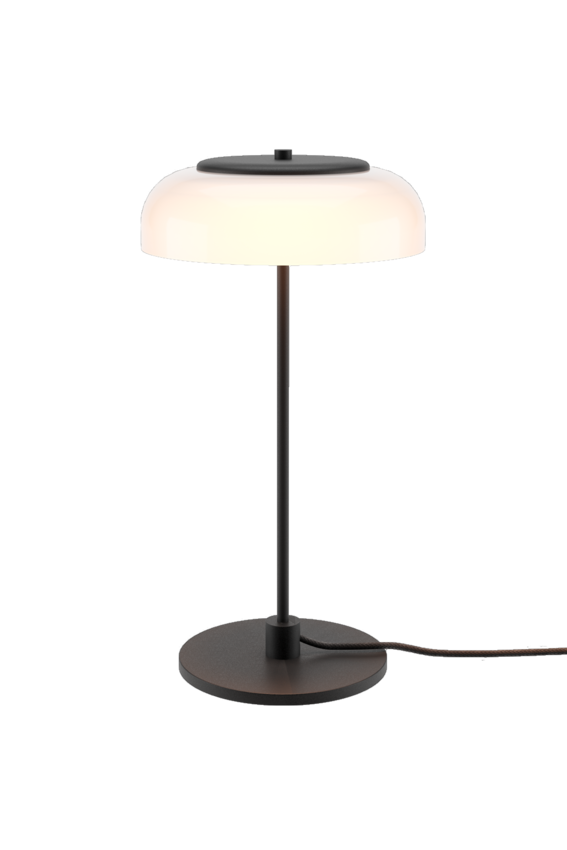 Blossi Table bordslampa, svart / opal • NUURA
