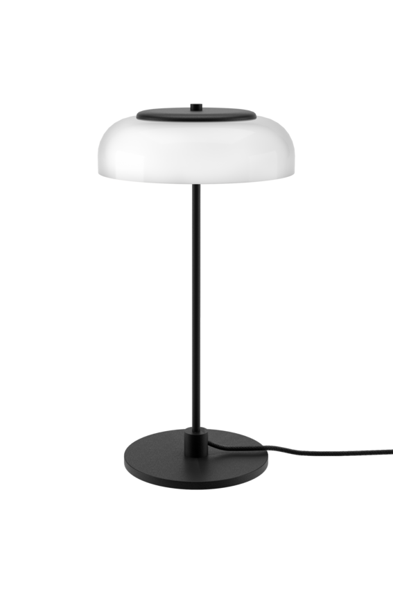 Blossi Table bordslampa, svart / opal • NUURA