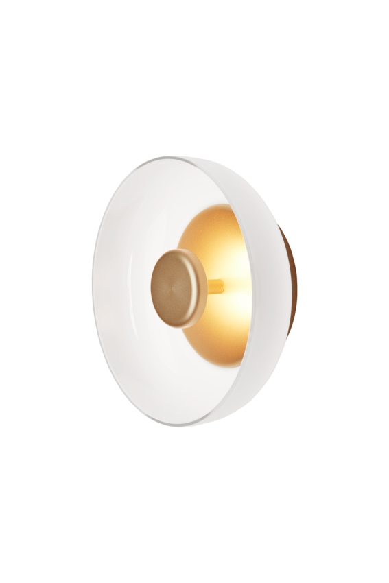 Blossi Wall vägglampa, nordic gold / opal • NUURA