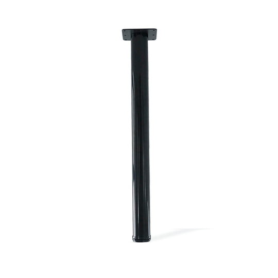 Justerbara bordsben Ø60 mm, svart – set med 4 st.