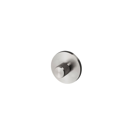 Cross toalettbeslag i rostfritt stål med Diamond cut mönster - c/c 27 mm • Buster + Punch