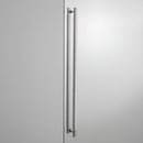 Cross dubbelsidigt dörrhandtag i rostfritt stål med diamantslipat mönster 774 mm  • Buster + Punch