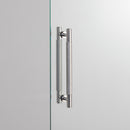 Cross dubbelsidigt dörrhandtag i rostfritt stål med diamantslipat mönster  • Buster + Punch