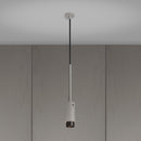Exhaust pendellampa i sten med detaljer i gun metal  • Buster + Punch