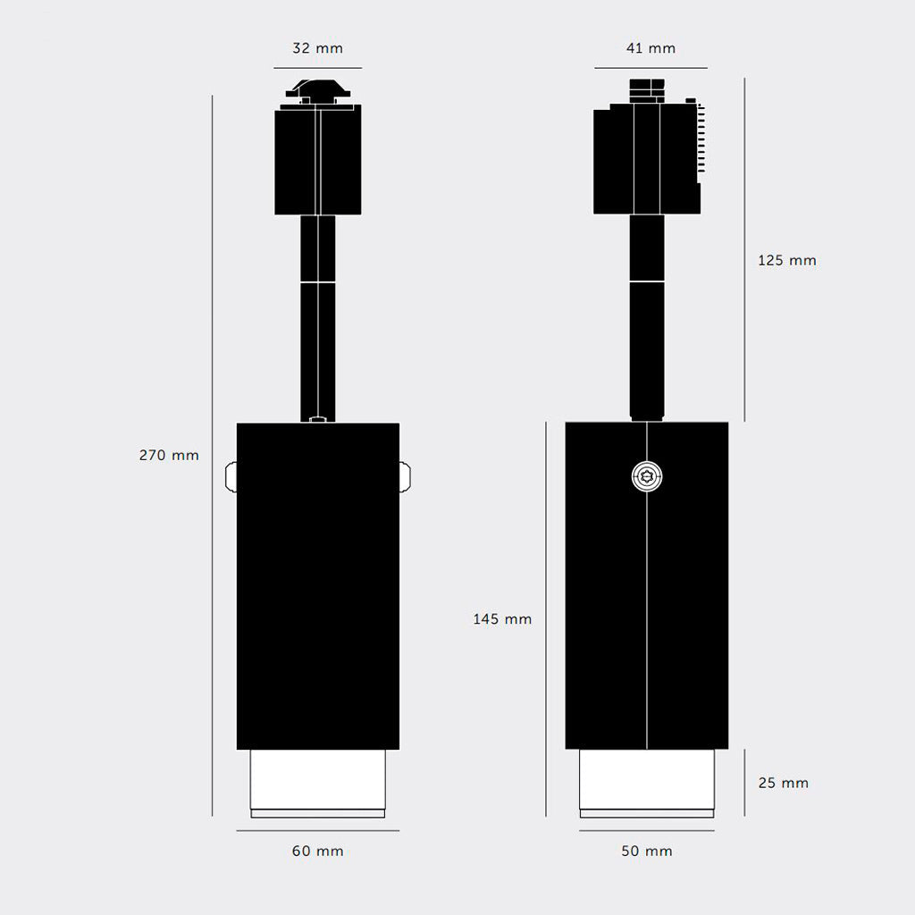 Exhaust track i sten med detaljer i gun metal  • Buster + Punch
