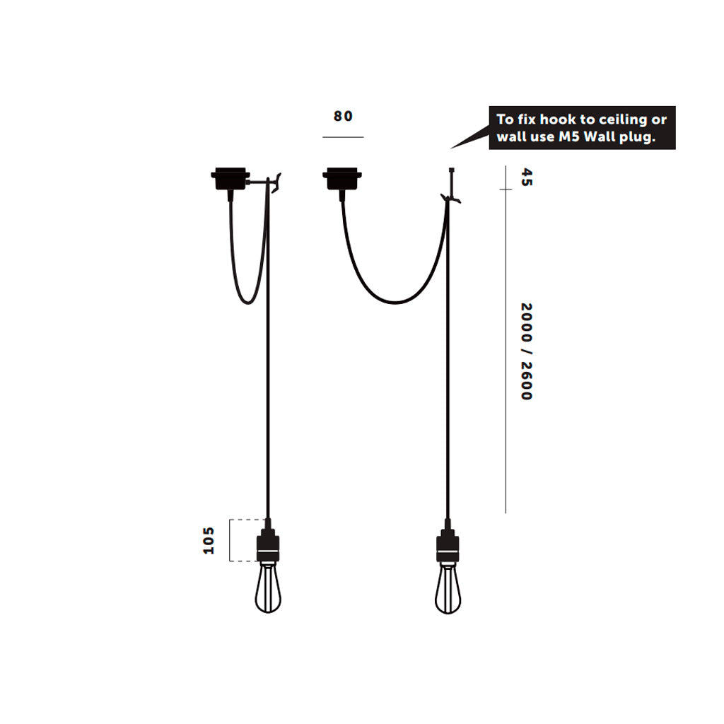 Hooked 1.0 Nude i brunerad mässing  • Buster + Punch
