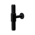 Cross T-bar i svart med diamond cut-mönster • Buster + Punch