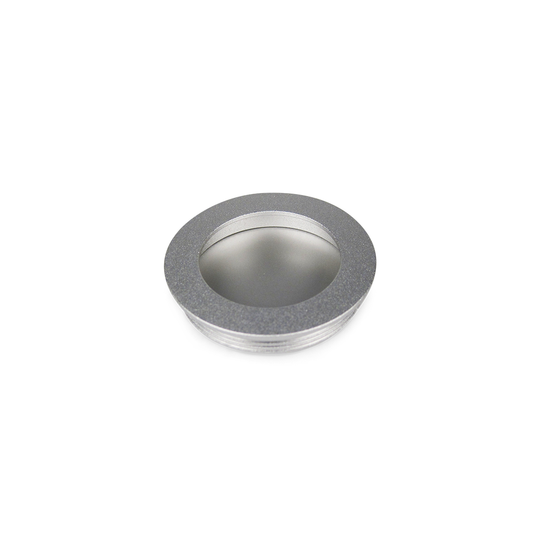 Faxe infällt handtag Ø55/60 mm, silverfärgat