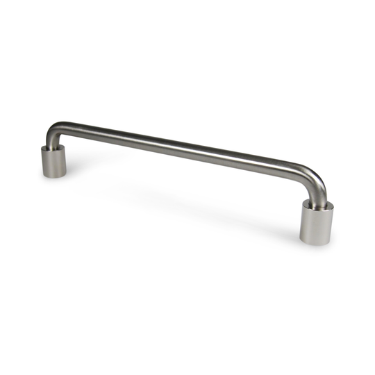 Ordrup • Handtag i borstad rostfri stållook med separata fötter