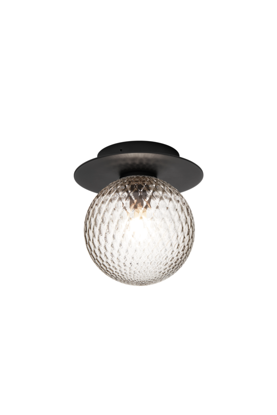 Liila 1 Outdoor utomhuslampa, black / optic clear • NUURA