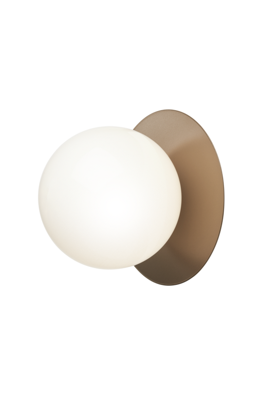Liila 1 vägg- och taklampa, dark bronze / opal • NUURA