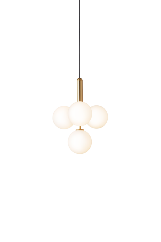 Miira 4 pendel, brass / opal • NUURA