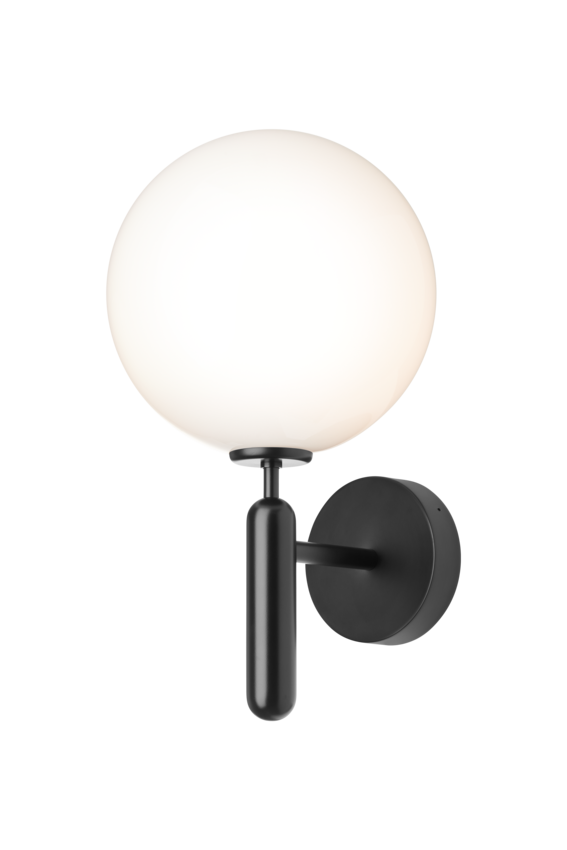 Miira Wall Outdoor utomhuslampa, black / opal • NUURA