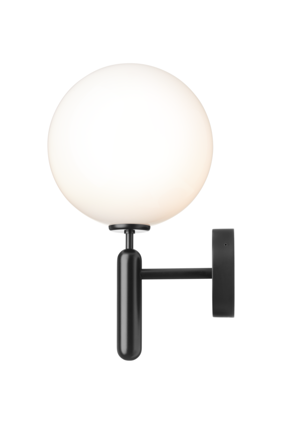 Miira Wall Outdoor utomhuslampa, black / opal • NUURA