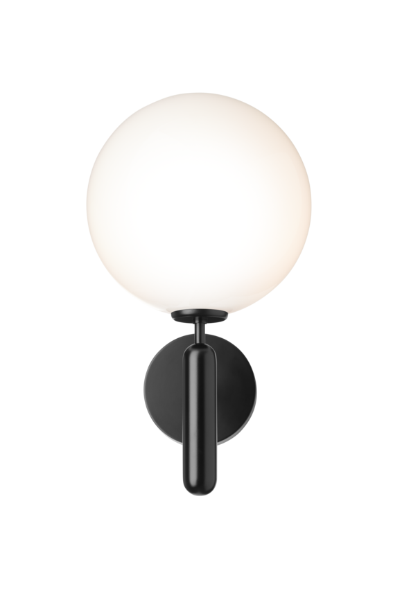 Miira Wall Outdoor utomhuslampa, black / opal • NUURA