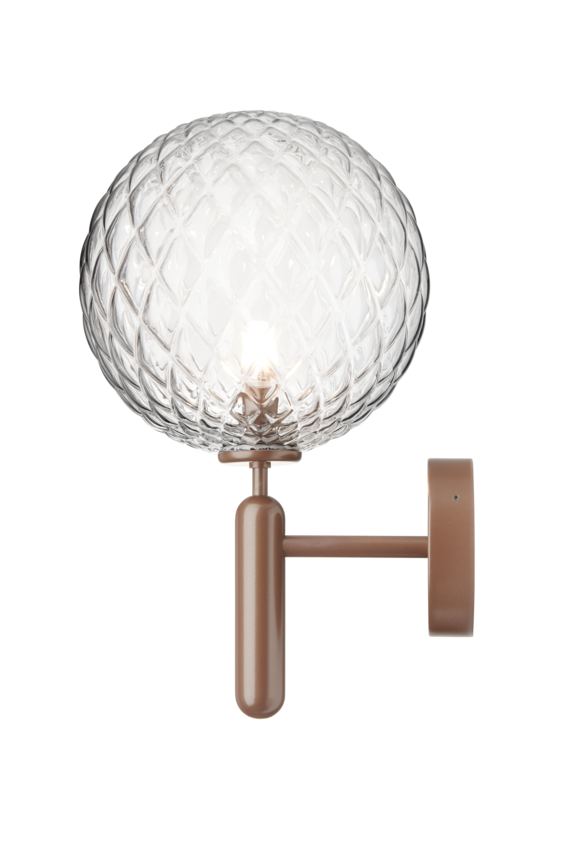 Miira Wall Outdoor utomhuslampan, dark bronze / optic clear • NUURA