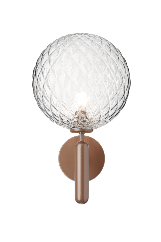 Miira Wall Outdoor utomhuslampan, dark bronze / optic clear • NUURA