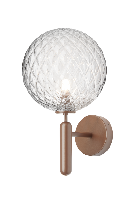 Miira Wall Outdoor utomhuslampan, dark bronze / optic clear • NUURA