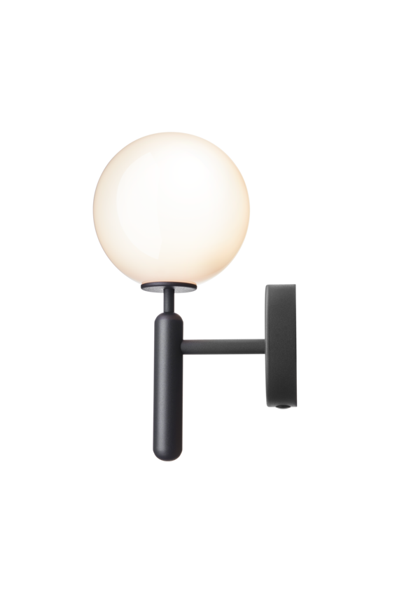 Miira Wall vägglampa, rock grey / opal • NUURA
