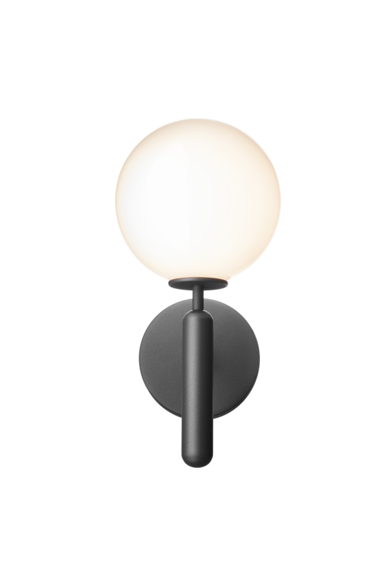 Miira Wall vägglampa, rock grey / opal • NUURA