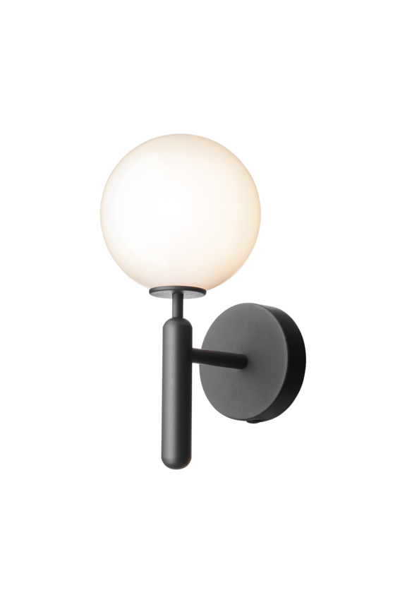Miira Wall vägglampa, rock grey / opal • NUURA