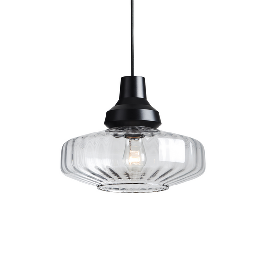 New Wave Optic pendel, clear • Design by Us