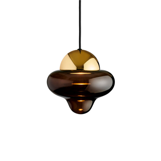 Nutty Brown pendellampa, brun/guld • Design by Us