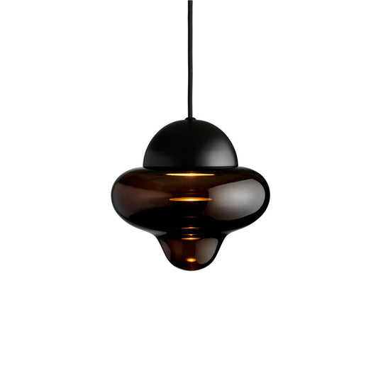 Nutty Brown pendellampa, brun/svart • Design by Us