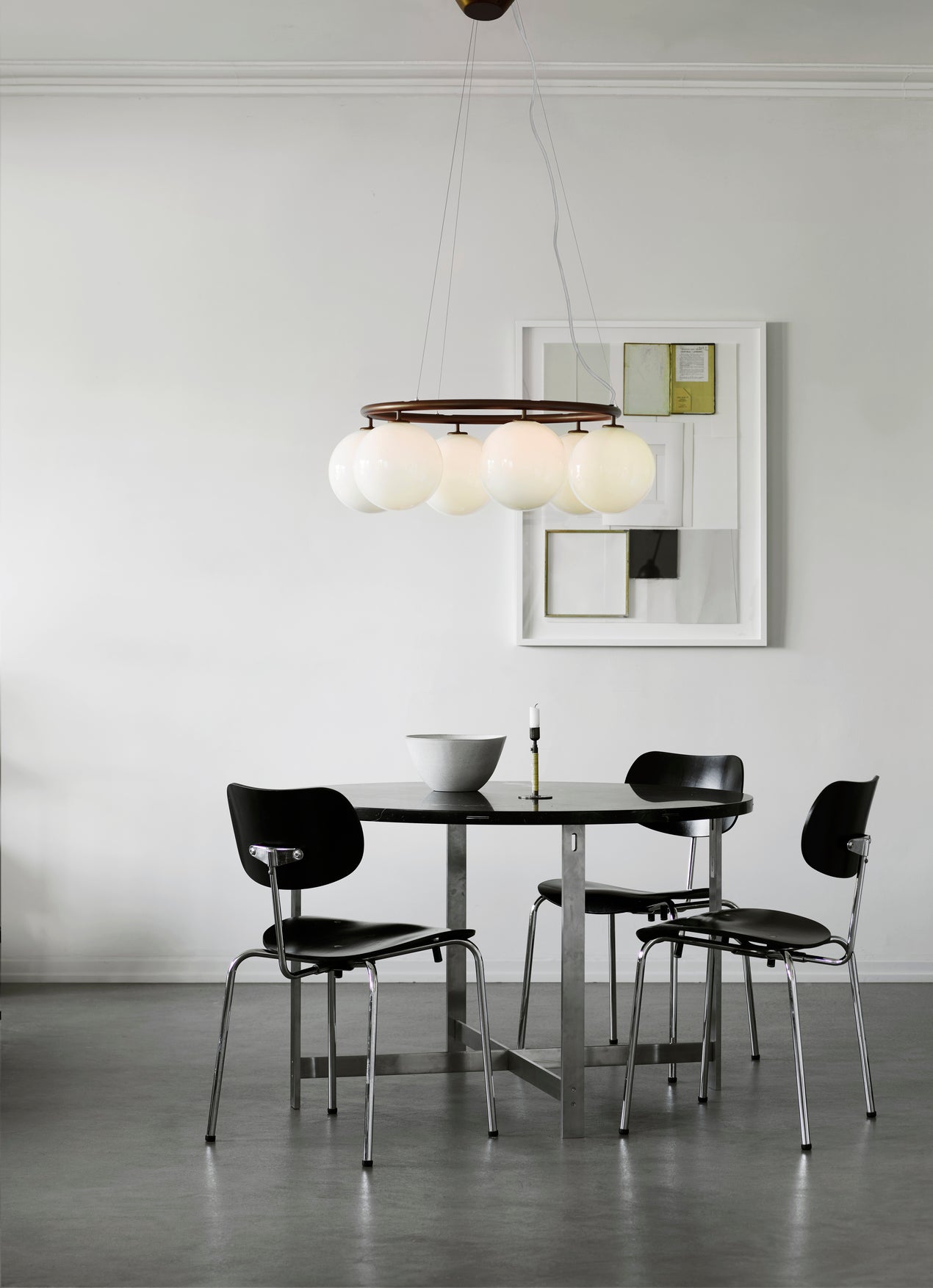 Miira 6 Circular ljuskrona, dark bronze / opal • NUURA