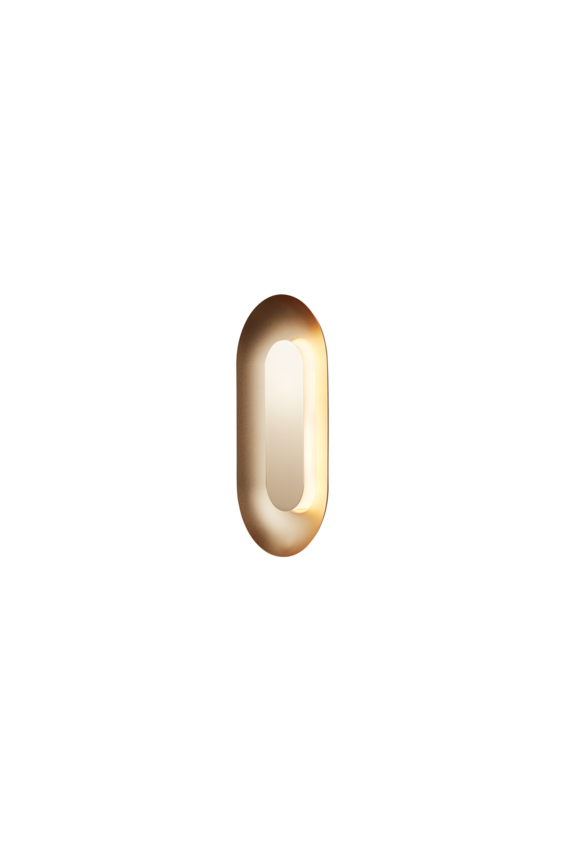 Sasi Small vägglampa, brass • NUURA