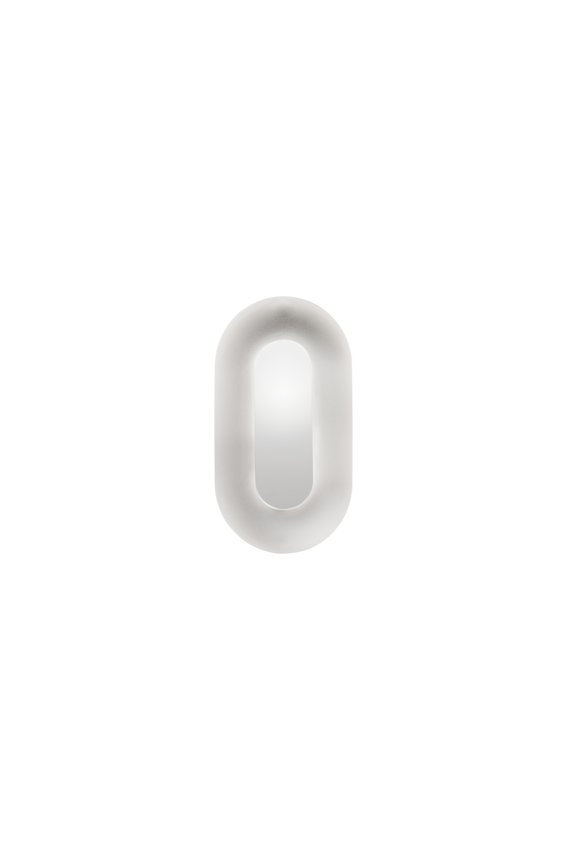 Sasi Small vägglampa, silver • NUURA