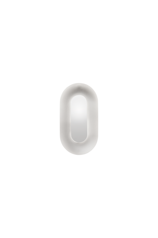 Sasi Small vägglampa, silver • NUURA